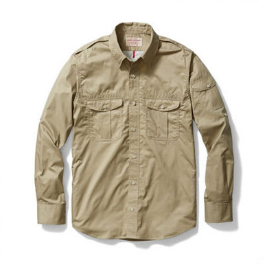 Filson Magnum Vented Bush Shirt Khaki MD 10583 in Tan, Medium - Filson