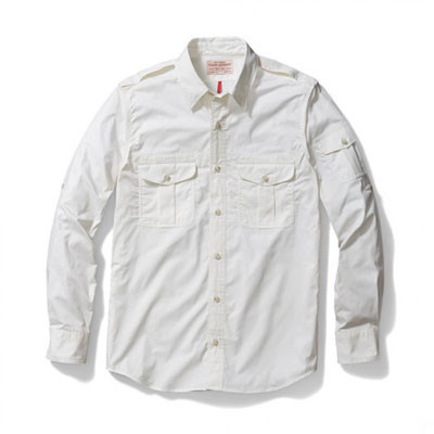 Filson Magnum Vented Bush Shirt Chalk White XL 10583 - Filson