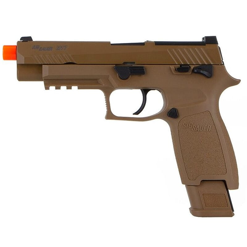 Sig Sauer M17 ProForce 6mm 12gr CO2 Coyote Tan BB Airsoft Rifle w/(1) 21rd Magazine AIR-PF-M17