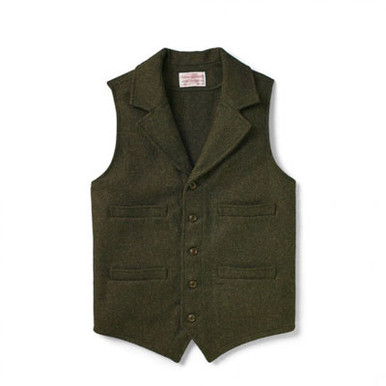 Filson Mackinaw Western Vest Forest Green XL 10682 - Filson
