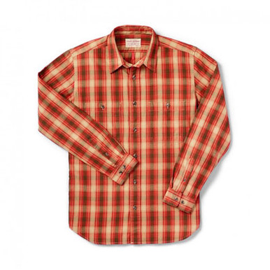 Filson Wildwood Shirt Brick Dune 2XL 10684 in Brick/dune Plaid - Filson