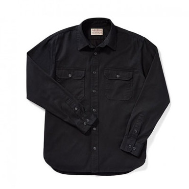 Filson Chino Shirt Black MD 10690, Medium - Filson