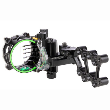Trophy Ridge Stacked 5 RH .019 Black Bow Sight AS905STK in Green/red - Trophy Ridge