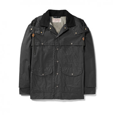 Filson Lt Wt Dry Cloth Cruiser Black M FCO-003887 FIL-10713-Black-M Jacket - Filson