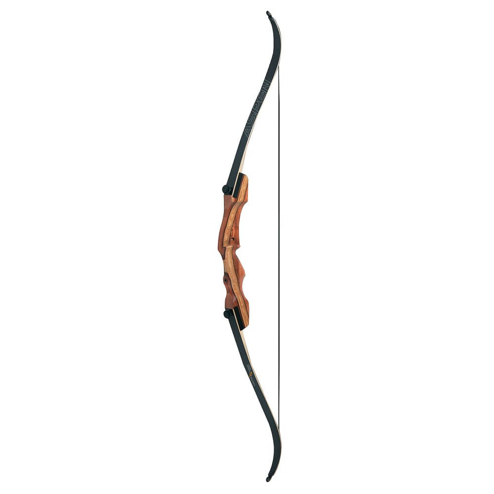 CenterPoint Archery Centerpoint Aspen Takedown Recurve Bow Traditional Hard Maple Design & Fiberglass Limbs w/Bow Stringer, Finger Tab, Nock Set & - Centerpoint
