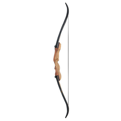 CenterPoint Archery Centerpoint Sycamore Takedown Recurve Bow w/Traditional Hard Maple Design, Fiberglass Limbs, Bow Stringer, Finger Tab, Nock Set &