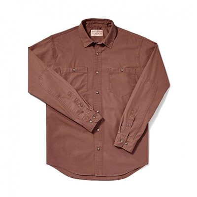 Filson Buckhorn Field Shirt RedClay XS FCO-004049 FIL-10739-RedClay-XS|FIL-10739-RedClay-XS - Filson