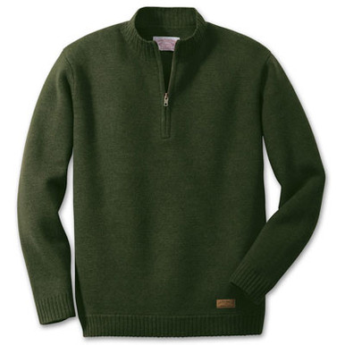 Filson SM Loden Midweight Zip Sweater 11005-LD in Green, Small - Filson
