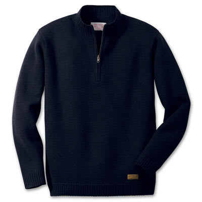 Filson SM Navy Midweight Zip Sweater 11005-NA in Blue, Small - Filson