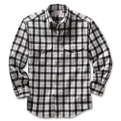 Filson Alaska Guide Shirt Cream Black LG 12006, Large - Filson