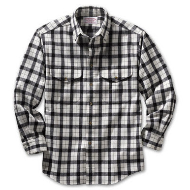 Filson Alaska Guide Shirt Cream Black LG 12006, Large - Filson