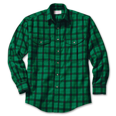 Filson SM Green/Black Alaskan Guide Shirt 12006-GK, Small - Filson