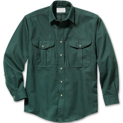 Filson SM Hunter Green Alaskan Guide Shirt 12006-HG, Small - Filson