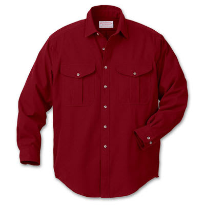 Filson LG Burgundy Alaskan Guide Shirt 12007-BU, Large - Filson