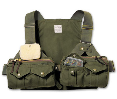 Filson Green Fly Fishing Strap Vest 16003 - Filson