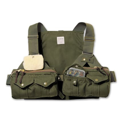 Filson Green Fly Fishing Strap Vest 16003 - Filson