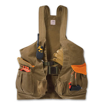 Filson RG Tan/Orange Pro Guide Strap Vest 16023 in Tan Orange, Regular - Filson