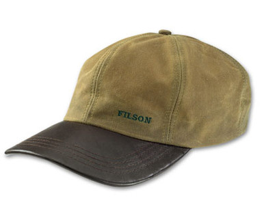 Filson Tan Tin Leather Cap 30038 - Filson