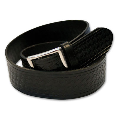 Filson 30 Black Basket Weave Leather Belt 30039 - Filson