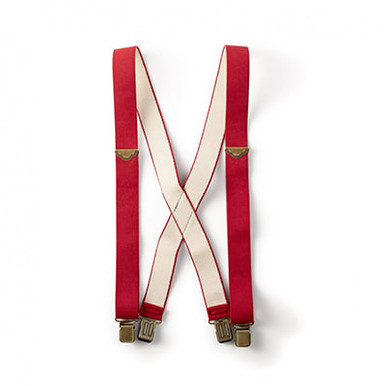 Filson Clip Suspenders Red Long FCO-006125 FIL-30080-Red-Long - Filson