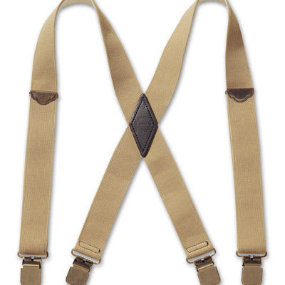 Filson Regular Tan Clip Suspenders 30080 - Filson