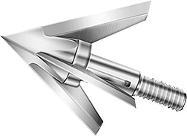 Quality Archery Designs QAD Exodus Crossbow 100gr Swept Blade Broadhead BC100-S - Quality Archery Designs