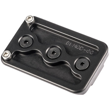 Really Right Stuff BKMOD 60mm KeyMod Tripod Adapter Plate RRS-9000512 in Black - Really Right Stuff