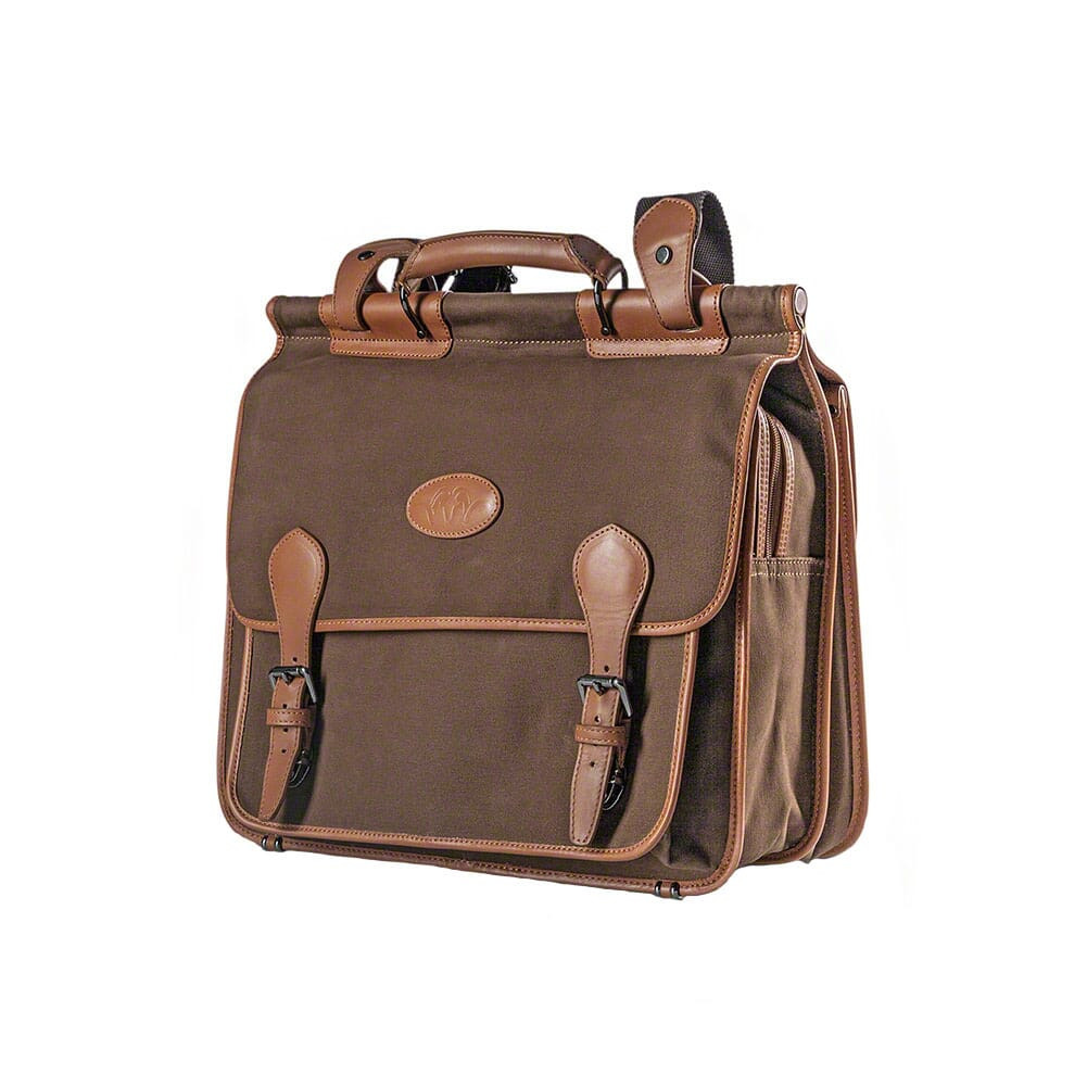 Blaser Leather/Canvas Briefbag BAO001 in Brown - Blaser