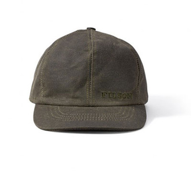 Filson Tin Cloth Cap Otter Green SM 60068341102, Small - Filson