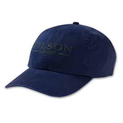 Filson Navy Logo Chino Cap 60075 - Filson