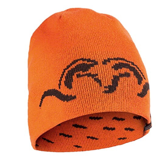 Blaser Reversible Knitted Cap Argali - Orange BAOARKCA, Medium - Blaser