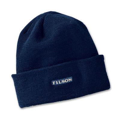 Filson Navy Wool Cuff Cap 60198 - Filson