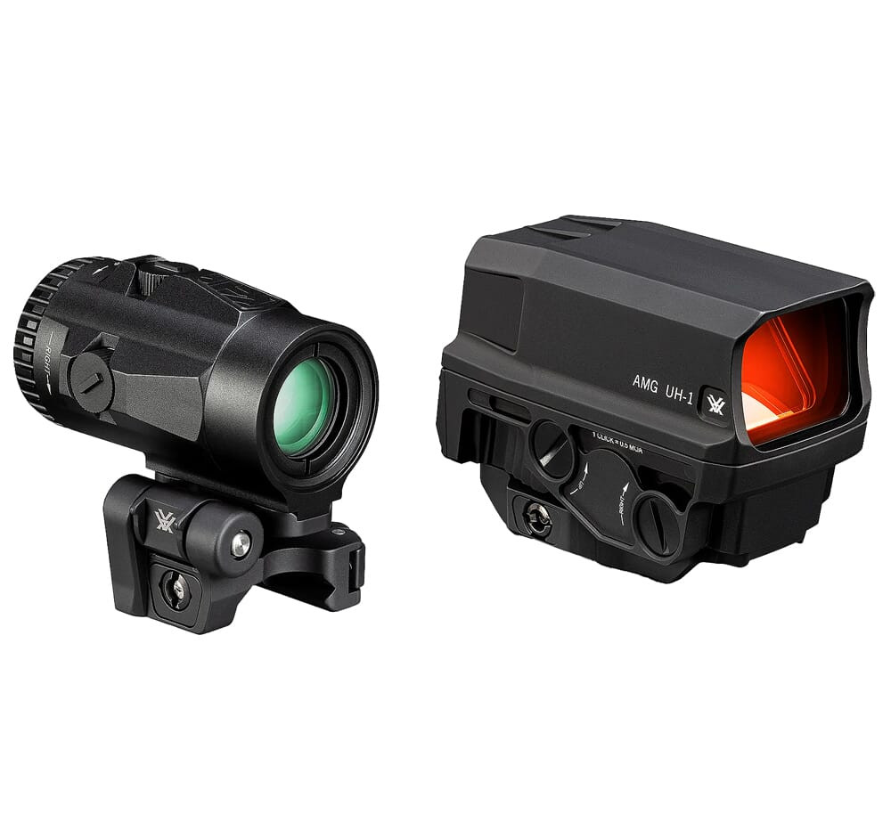 Vortex Optics Vortex AMG UH-1 Gen II Holographic Sight w/Micro 3x Magnifier Bundle BNDL-UH1-3X - Vortex Optics