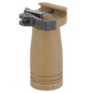 B&T QD Short Coyote Tan Vertical Foregrip w/Quick Release Throw Lever BT-211564-CT - B&T