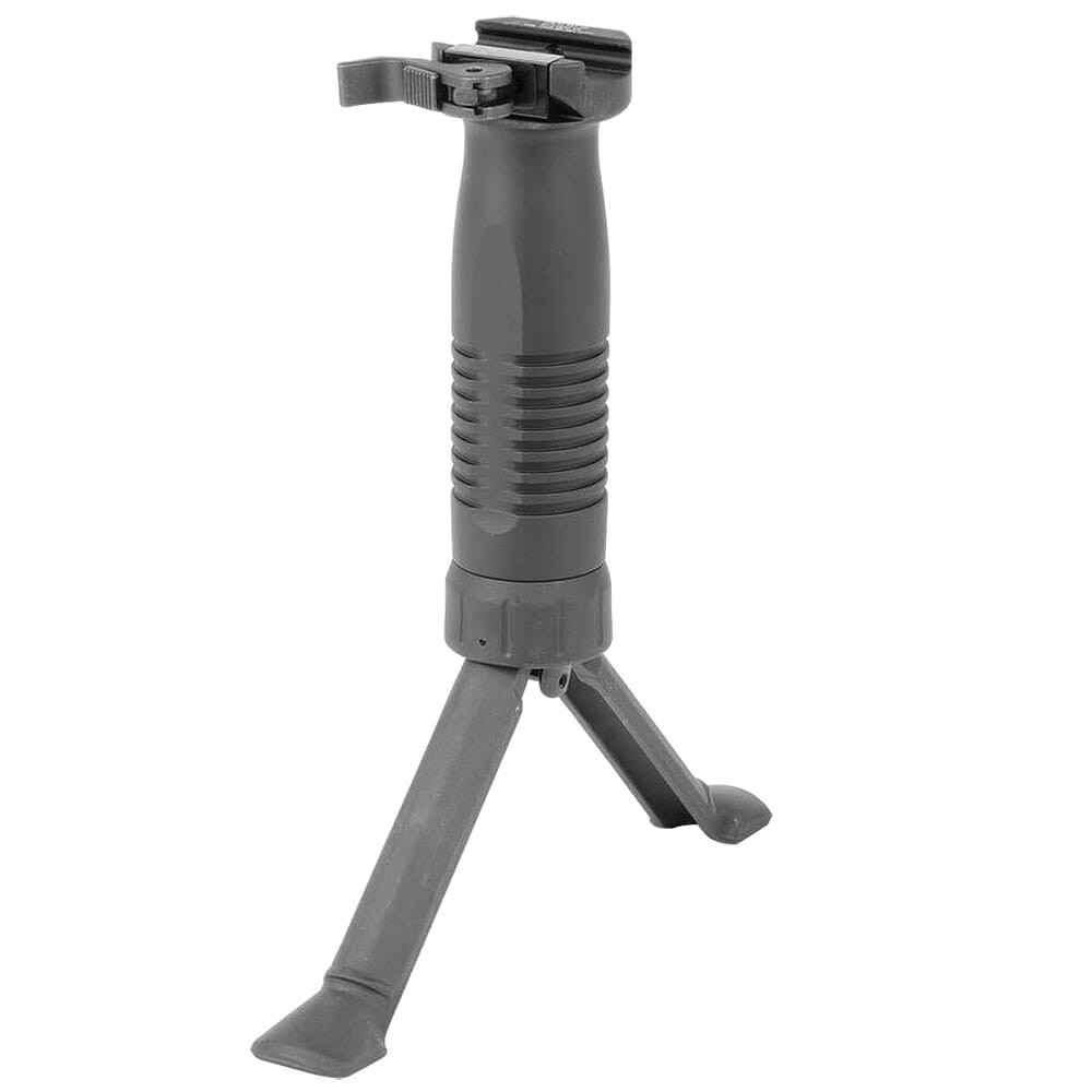 B&T QD Polymer Vertical Foregrip w/Aluminum Bipod BT-21830-BK - B&T