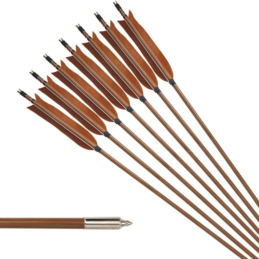 Victory Archery Bamboo Trad 350 Shafts 12pk BTVFG-350S-12 - Victory Archery