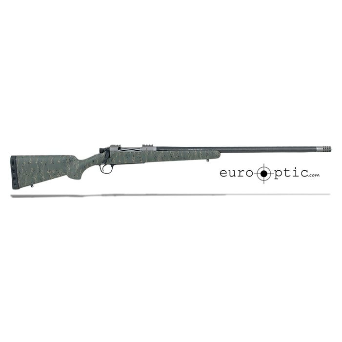 Christensen Arms Summit Ti .338 Lapua Mag 27" Green W/Black And Tan Webbing Rifle CA10268-717433 - Christensen Arms
