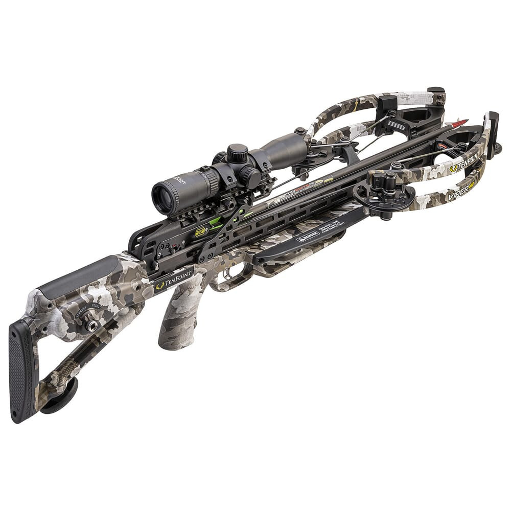 TenPoint Crossbows TenPoint Viper 430 Vektra PRESIGHTED Crossbow w/ACUslide & Rangemaster 100 Scope CB23015-7549 - TenPoint Crossbows