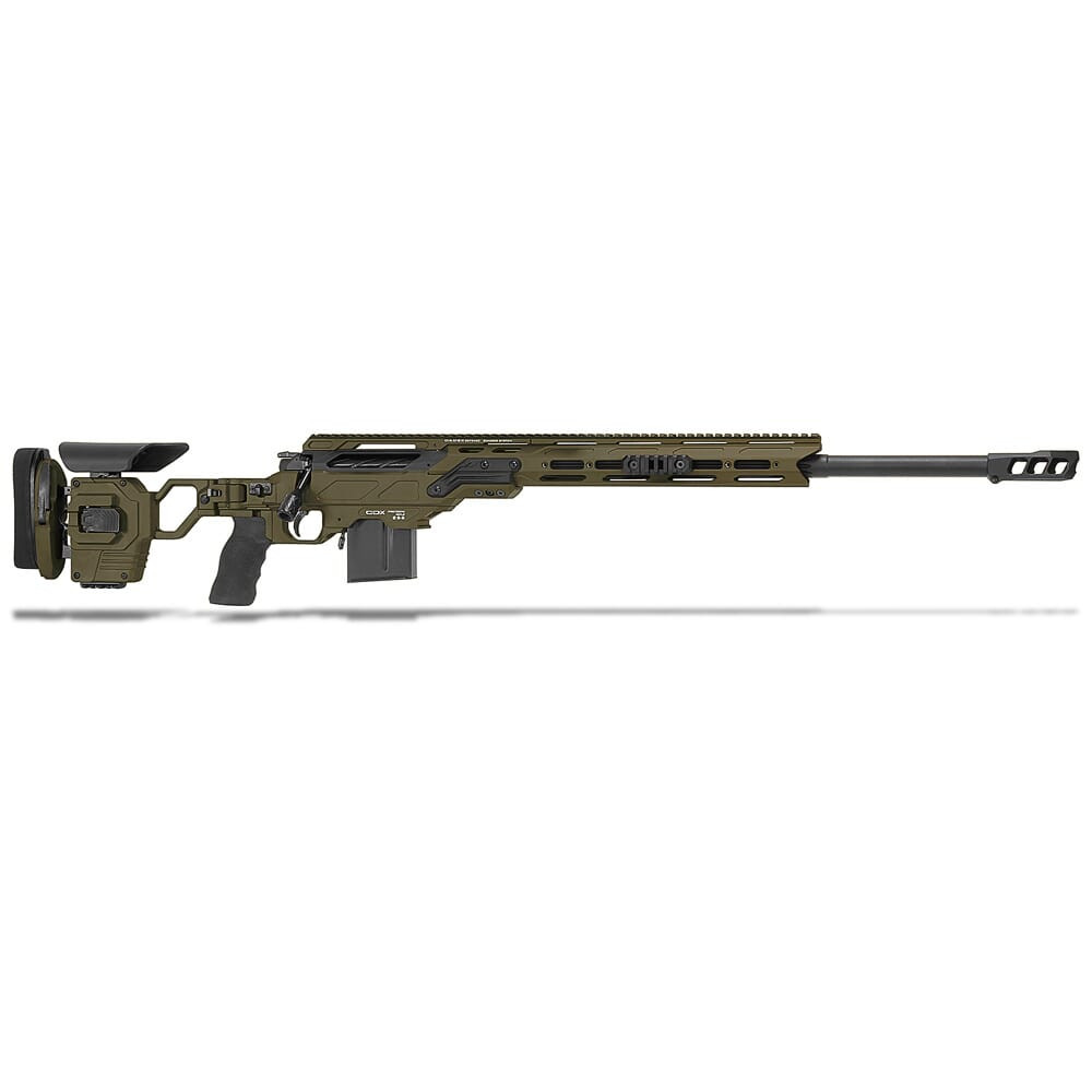 Cadex Defense CDX-30 LITE 6.5 Creedmoor 24" 1:8" Bbl Hybrid ODG/Blk Rifle w/MX1 MB CDX30-LITE-6.5-24-BR20-D2B1N-HOD