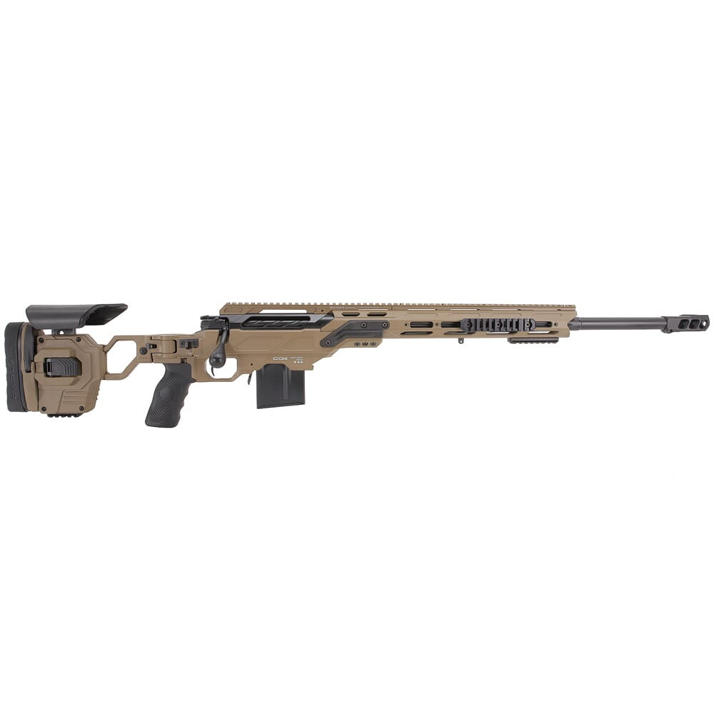 Cadex Defense CDX-30 LITE 6.5 Creedmoor 24" 1:8" Bbl Hybrid Tan/Blk Rifle w/MX1 MB CDX30-LITE-6.5-24-BR20-D2B1N-HTB - Cadex Defense