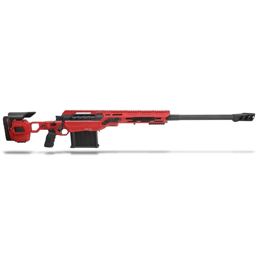 Cadex Defense Tremor .50 BMG 29" 1:15" Bbl 1-14 TPI Hybrid USMC Red/Black Rifle w/Crosshatch Bolt Knob & MX1 Muzzle Brake CDX50-DUAL50-29-BR40-A2J5N - Cadex Defense