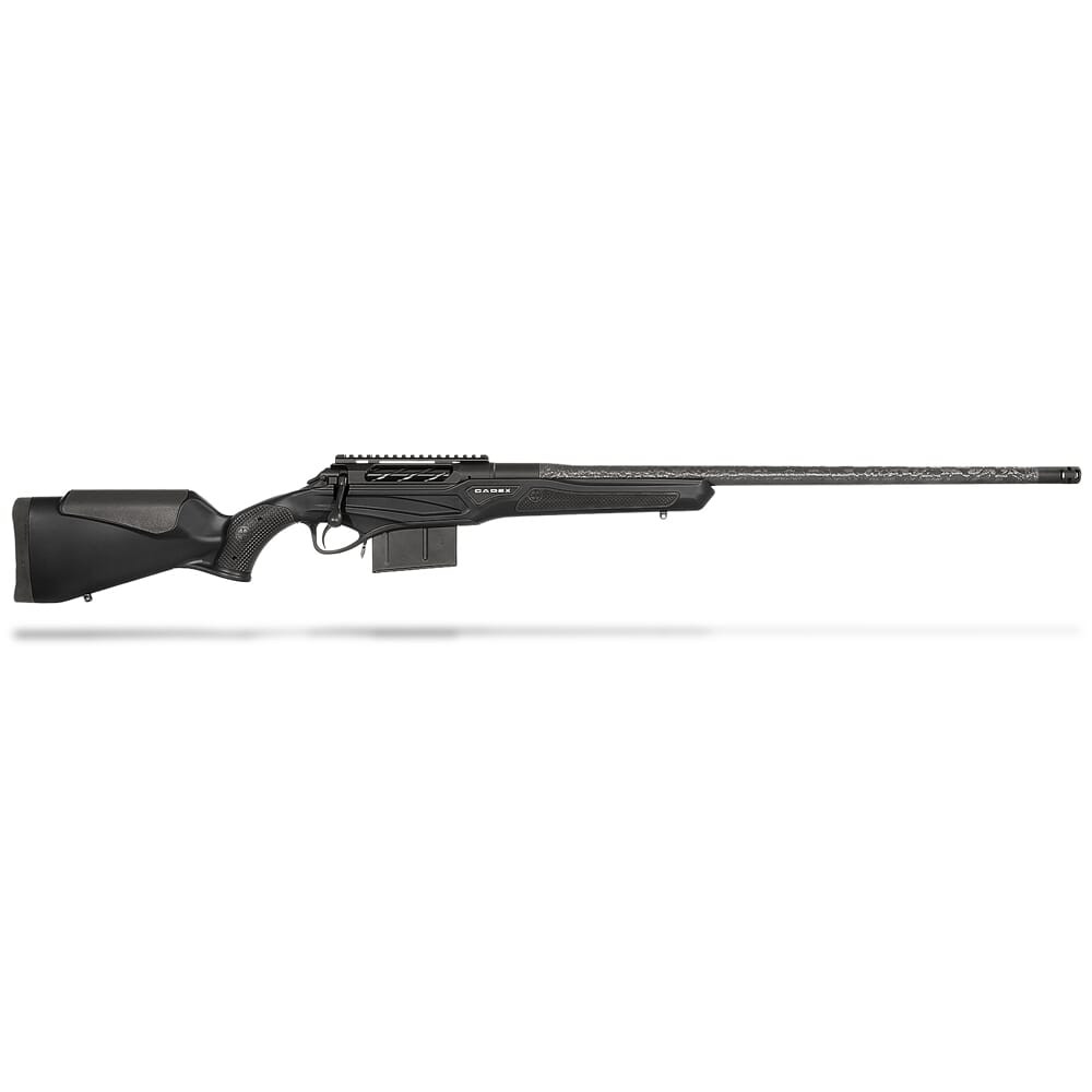 Cadex Defense CDX-R7 CRBN LA .300 RUM 26" 1:8" Carbon Fiber Bbl Black Rifle w/Hunting-Style MB CDXR7-CRBN-RUM-26-DI00-D3B1N-BLK - Cadex Defense
