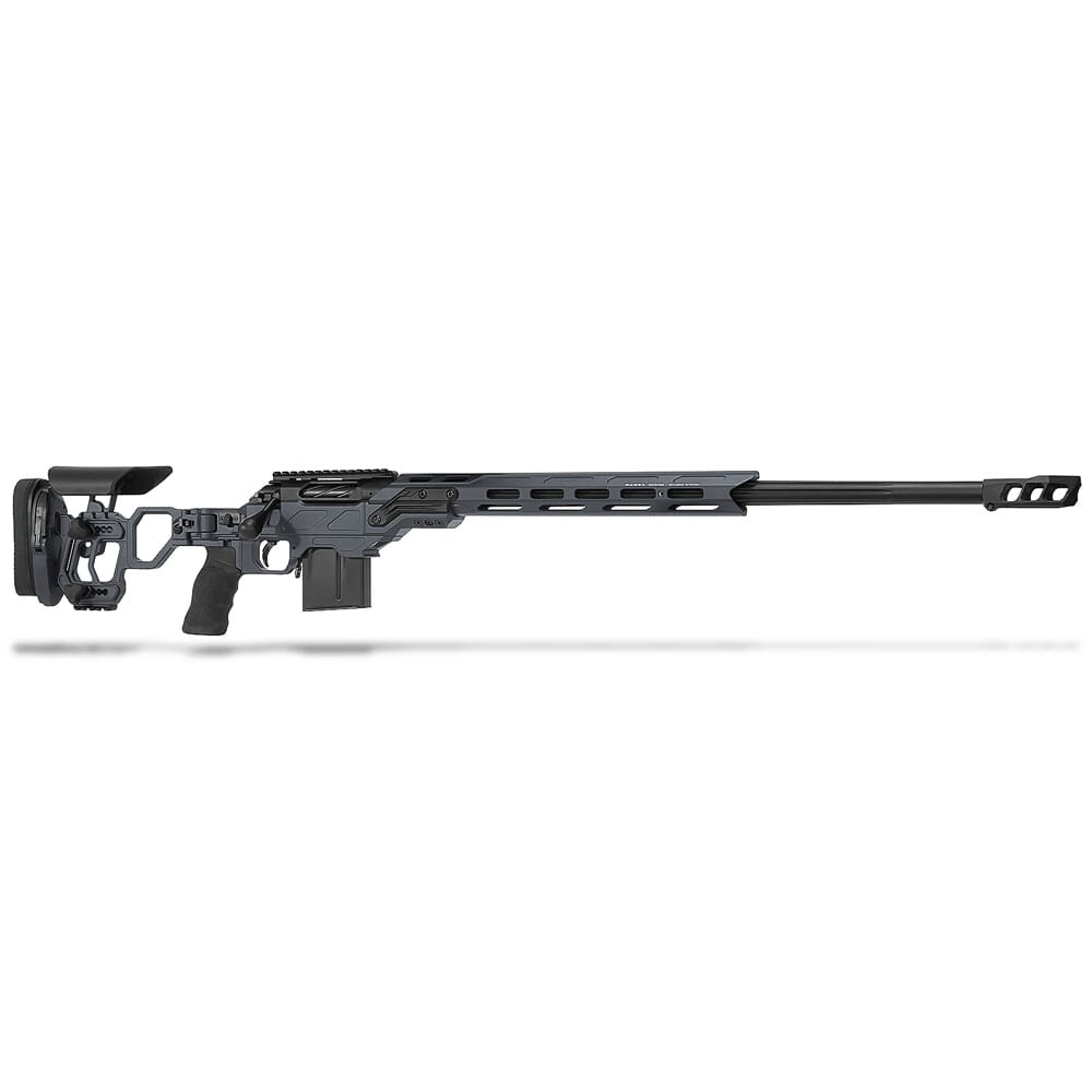 Cadex Defense CDX-R7 LCP (Lite Comp) SA .308 Win 24" 1:11.25" Bbl Skele-Stock Hybrid Gry/Blk Rifle w/MX1 MB CDXR7-LCP-308-24-BS20-D2F1N-HGB - Cadex Defense