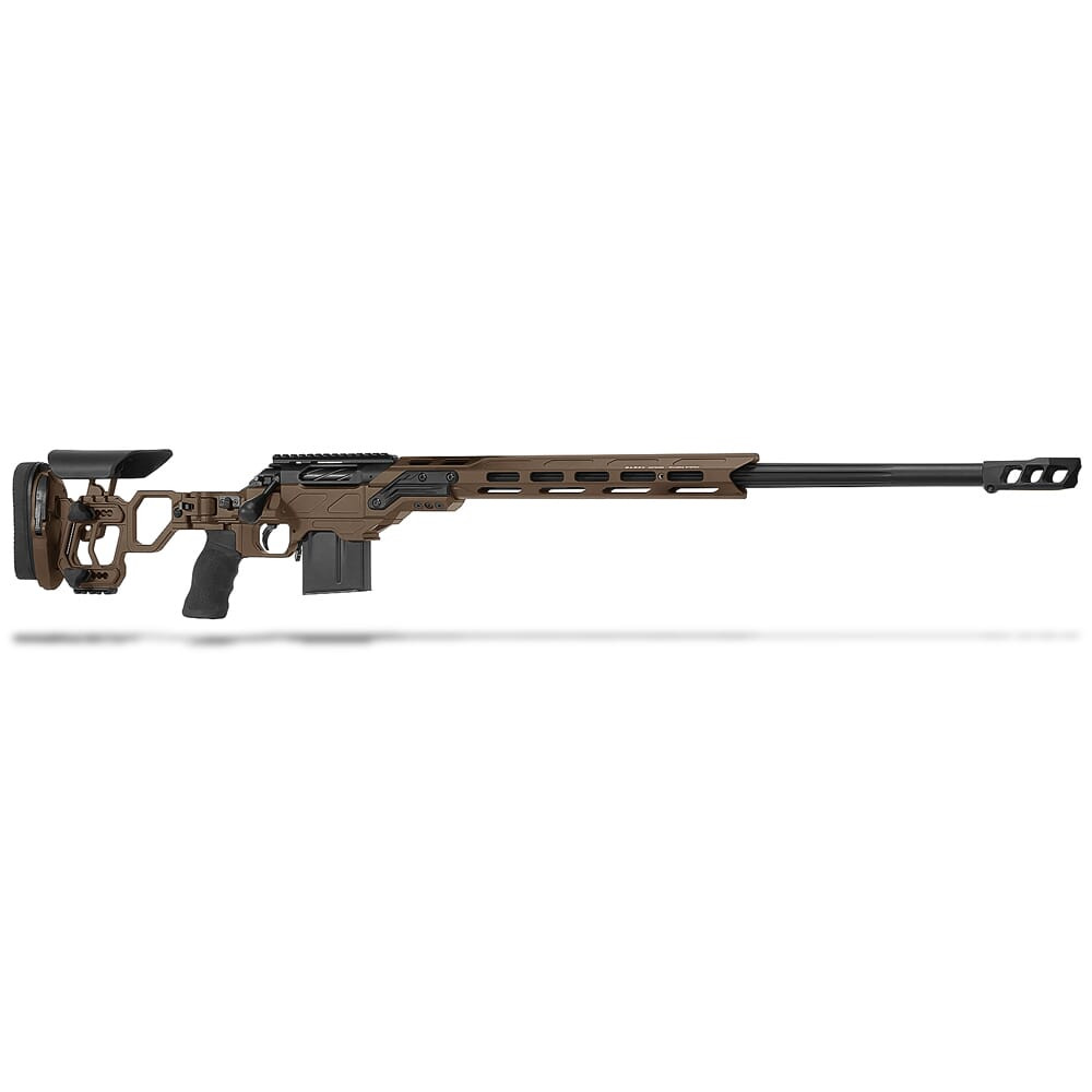 Cadex Defense CDX-R7 LCP (Lite Comp) SA .308 Win 24" 1:11.25" Bbl Skele-Stock Hybrid SSV/Blk Rifle w/MX1 MB CDXR7-LCP-308-24-BS20-D2F1N-HSB - Cadex Defense