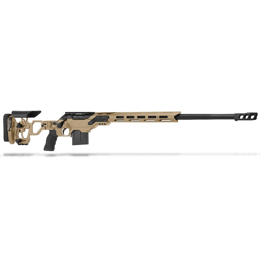Cadex Defense CDX-R7 LCP (Lite Comp) SA .308 Win 24" 1:11.25" Bbl Skele-Stock Hybrid Tan/Blk Rifle w/MX1 MB CDXR7-LCP-308-24-BS20-D2F1N-HTB - Cadex Defense
