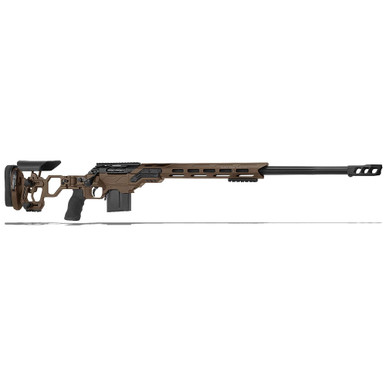 Cadex Defense CDX-R7 LCP (Lite Comp) LA .338 Lapua Mag 27" 1:9.5" Bbl Skele-Stock Hybrid SSV/Blk Rifle w/MX1 MB CDXR7-LCP-338-27-BS30-D2D3N-HSB - Cadex Defense