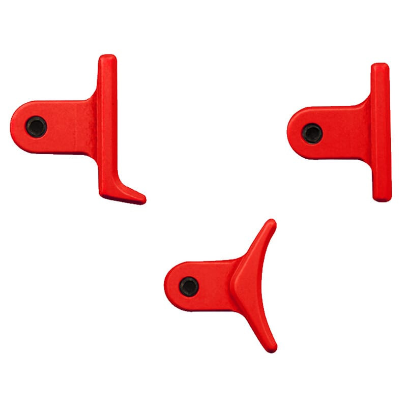 Timney Triggers Calvin Elite Custom AR/Remington 700 Red Shoe Kit w/Heeled, Curved, & Straight Trigger Shoes CE-2 - Timney Triggers