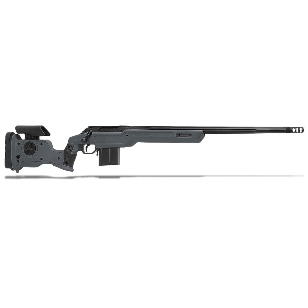 Cadex Defense CDX-R7 SHP SA 6.5 Creedmoor 24" 1:8" Bbl Integrated Stock Hybrid Gry/Blk Rifle w/MX2 ST MB CDXR7-SDOG-6.5-24-CI20-D1B1N-HGB - Cadex Defense