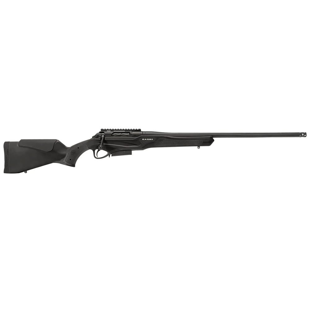 Cadex Defense CDX-R7 SPTR SA .308 Win 20" 1:10" Sporter Bbl Black Rifle w/Hunting-Style MB CDXR7-SPTR-308-20-DI00-D4E1N-BLK - Cadex Defense