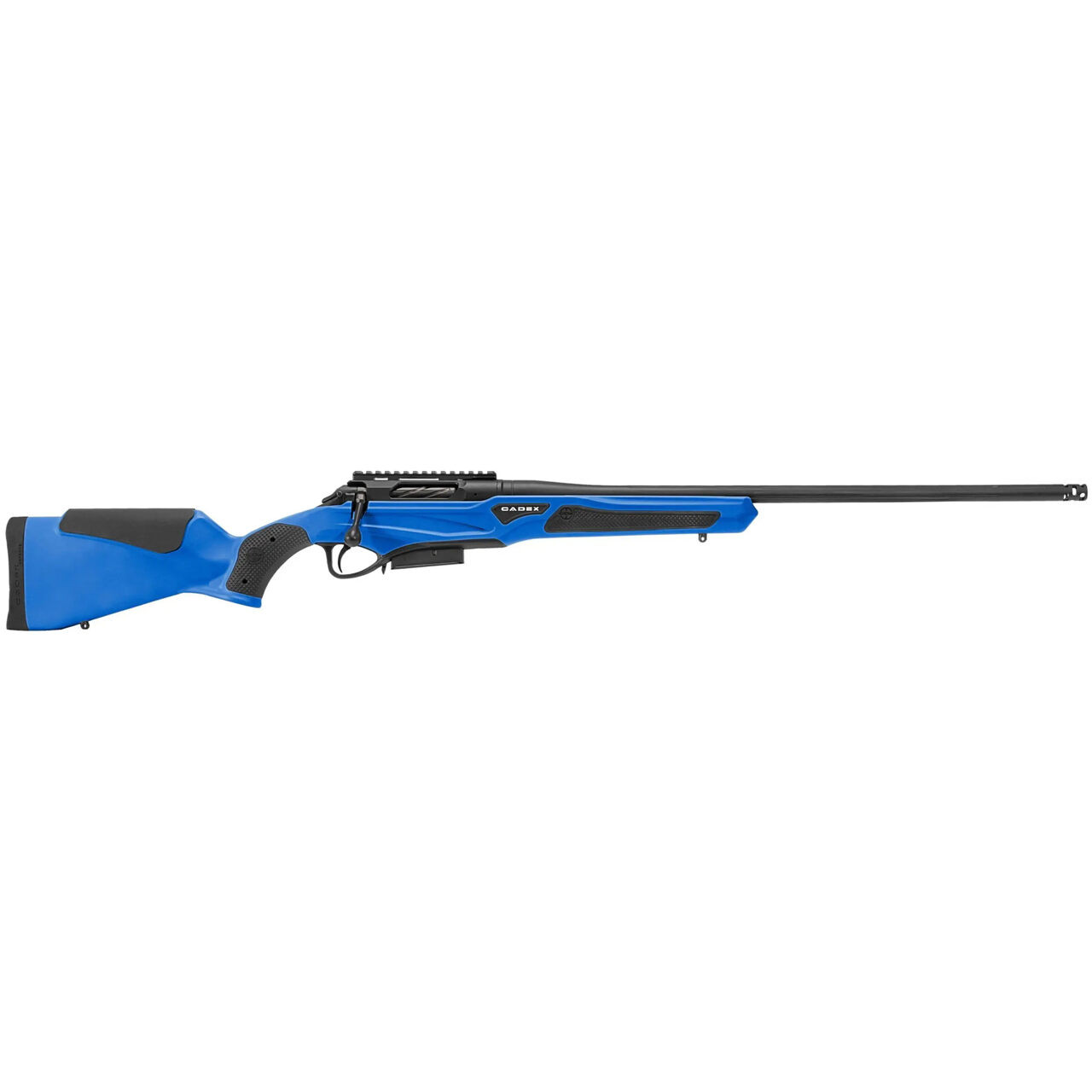 Cadex Defense CDX-R7 SPTR SA .308 Win 20" 1:10" Sporter Bbl Hybrid Blue/Black Rifle w/Hunting-Style MB CDXR7-SPTR-308-20-DI00-D4E1N-HEB - Cadex Defense